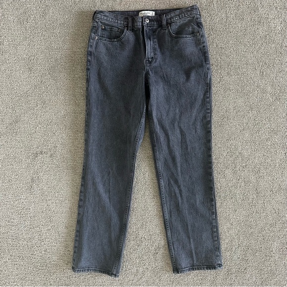 Abercrombie & Fitch Denim - Abercrombie & Fitch The 90s Straight Mid Rise Jeans 29/8